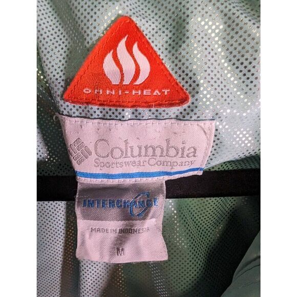 Columbia "Interchange" Omni-Heat Waterproof 2-1 Jacket Coral Women's Medium - Picture 5 of 14